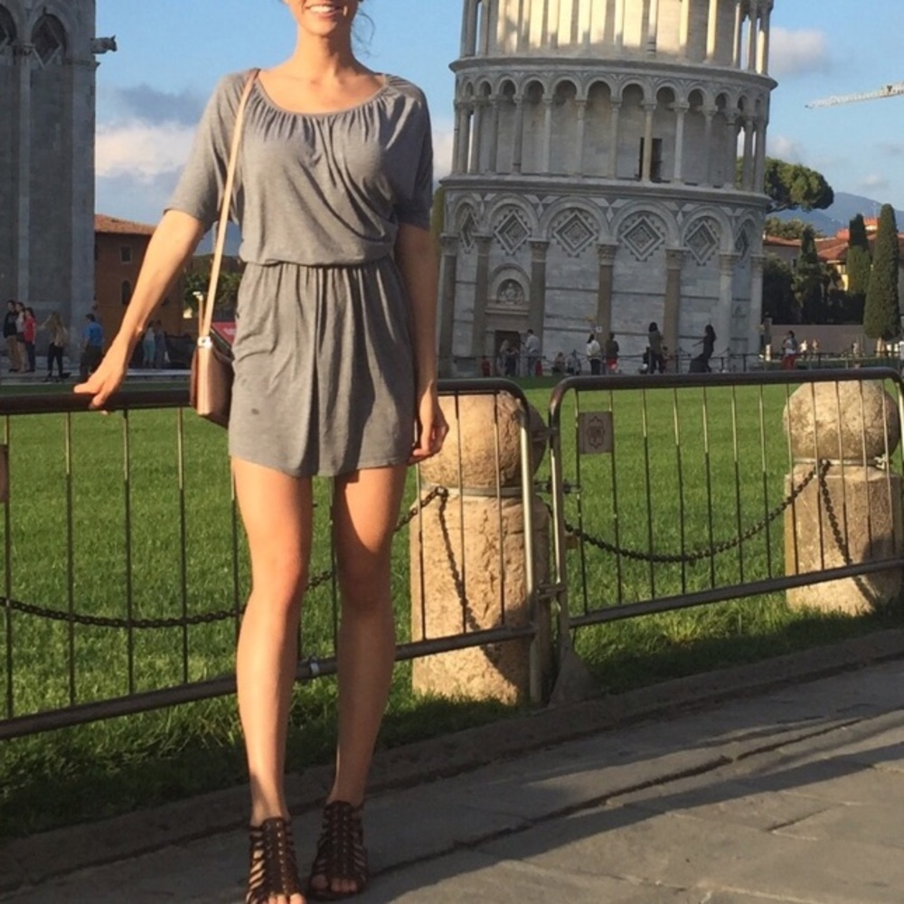 Grey forever21 dress!